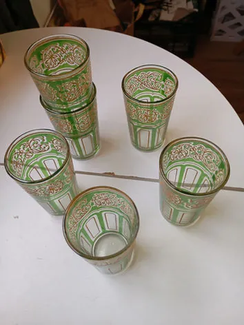 lot de 6 verres